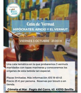 Cata de ida y vuelta de vermut con tapas marineras (26 feb 19 · 21h)