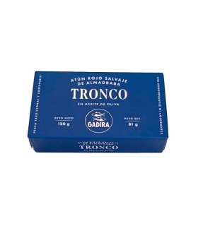 Tronco de atún rojo de almadraba en aceite de oliva Gadira 120 g