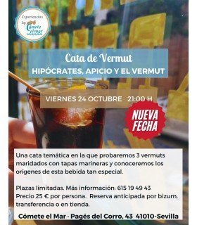 Cata de ida y vuelta de vermut con tapas marineras (26 feb 19 · 21h)