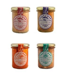 Pack 4 conservas Chef del Mar Pesasur (4 x 200 g)